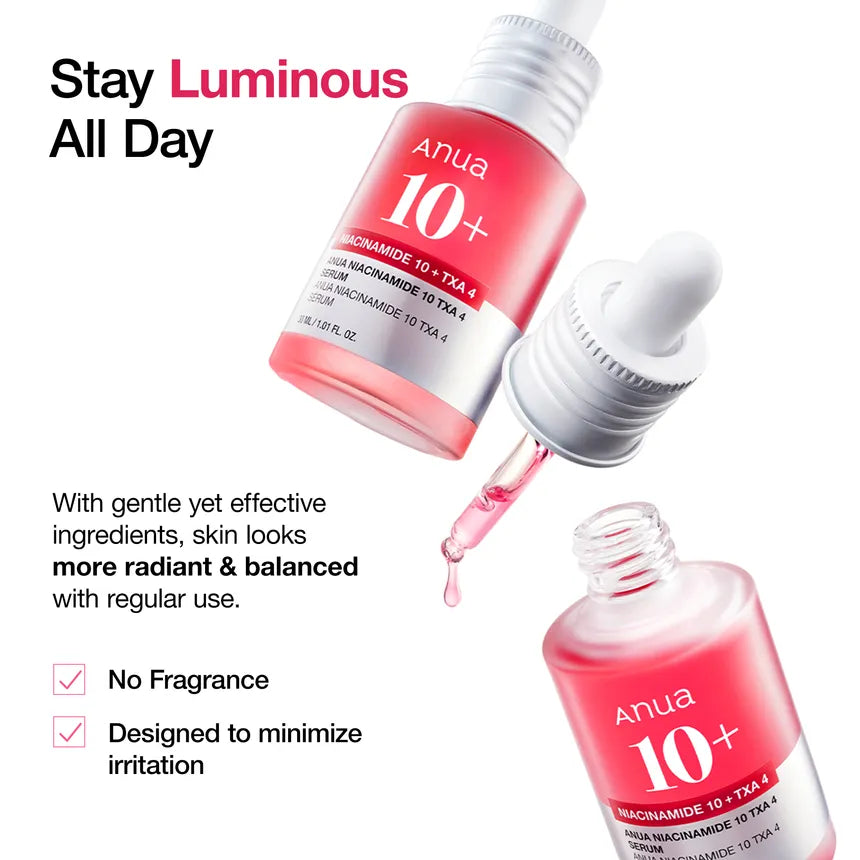 Anua Niacinamide 10 TXA 4 Serum — additional product photo — Korean skincare Switzerland