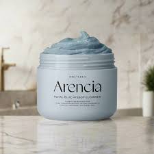 Arencia Blue Hyssop Rice Mochi Cleanser — gentle foam cleanser sensitive skin — Korean skincare Switzerland